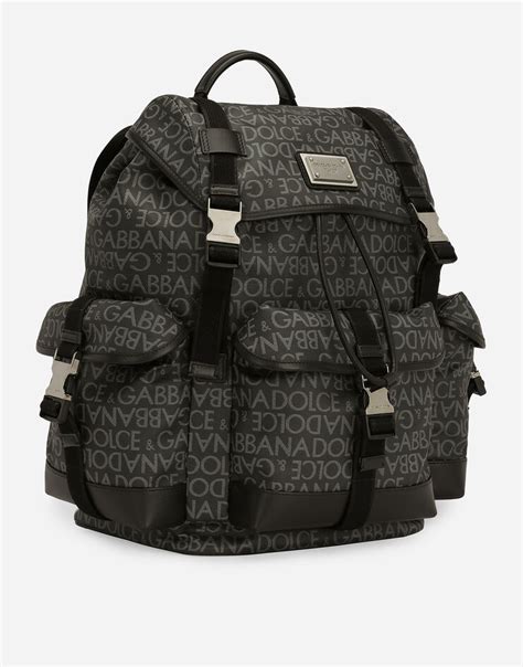 Jacquard backpack in Multicolor for Men 